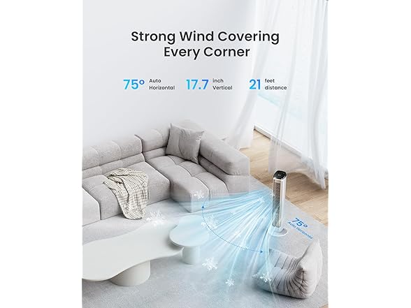 PNTCK Tower Fan 4 Modes