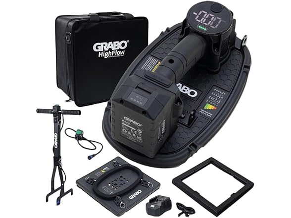 GRABO GHF-V1 High Flow Black Suction Tool Kit