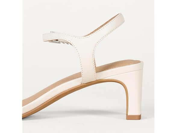 Amazon Essentials Women Sandals Ecru Faux Leather