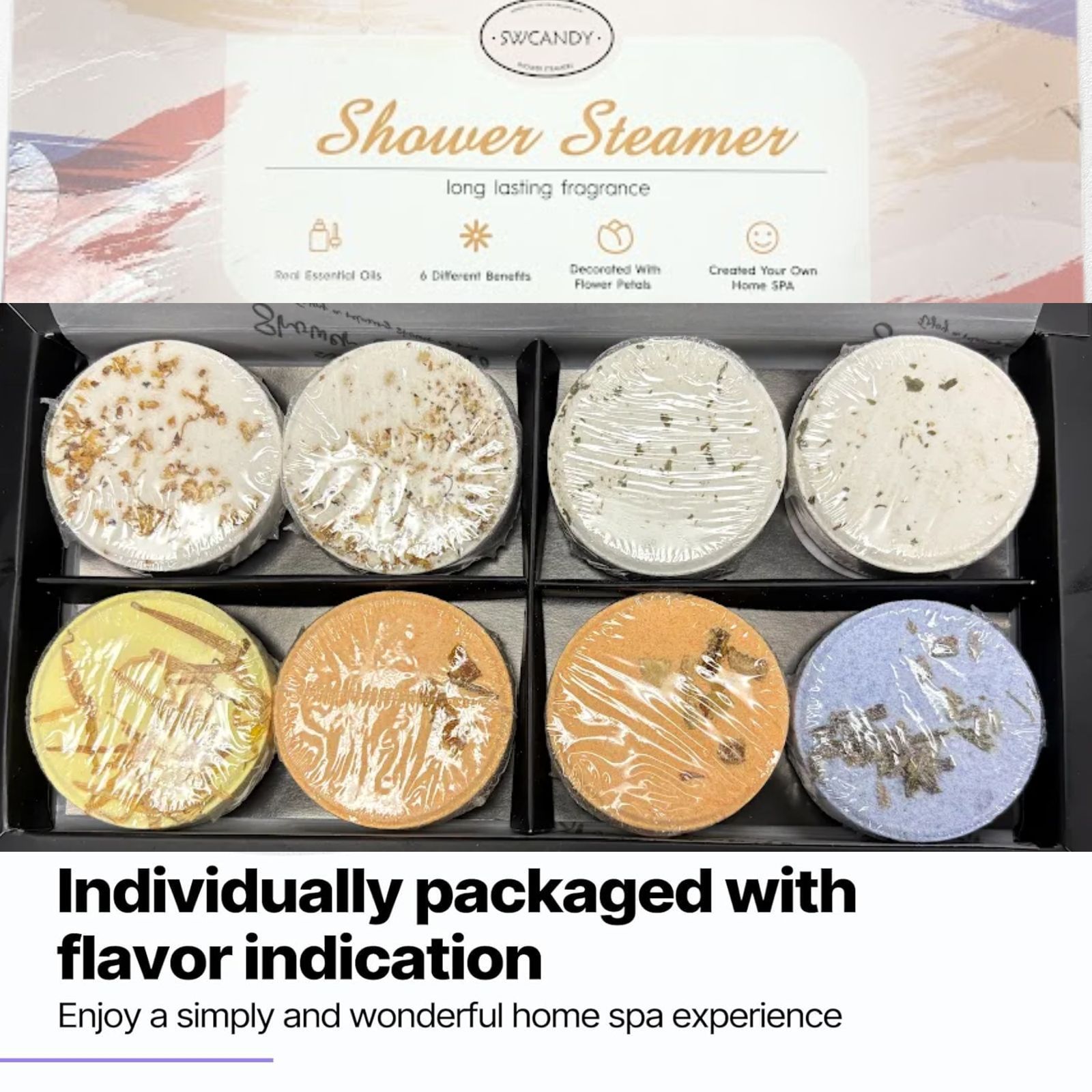 (2-Pack) Aromatherapy Shower Steamers, 8-Ct - Gallery 15