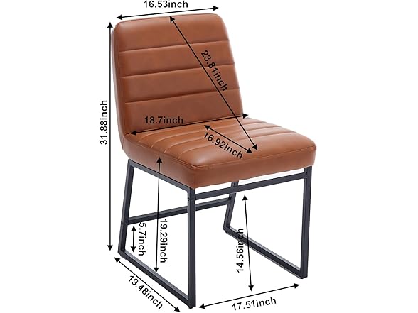 Uneeruiqy Dining Chairs Set of 2