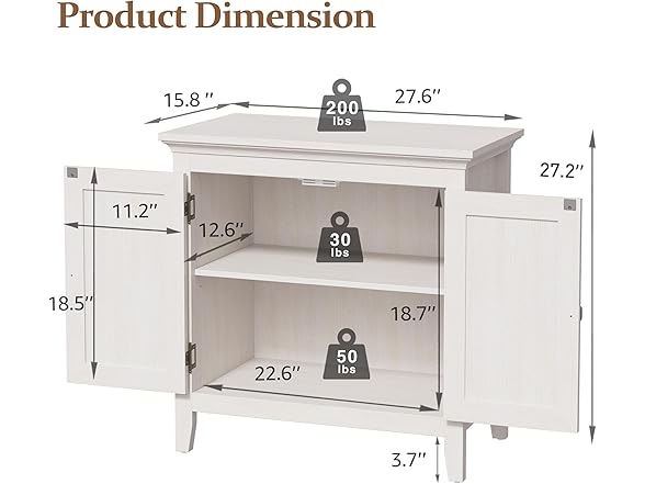 FansaFurn Rattan Sideboard Cabinet