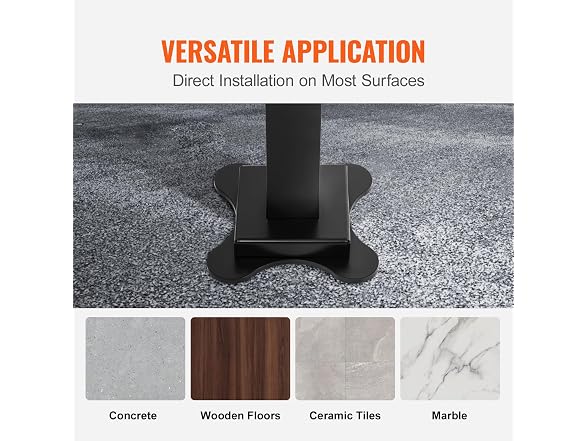 Outdoor Stair Railing Kit, 5 FT Handrails 0-5