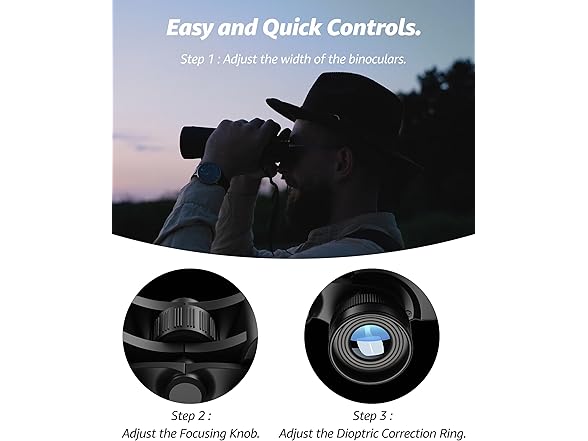 MAGNIDOG 10x50 Binoculars w/ HD Optics
