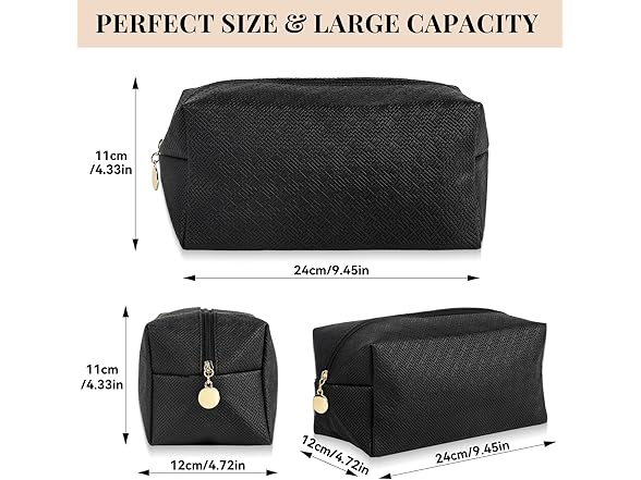 Mourumg Large Travel Makeup Bag for Women