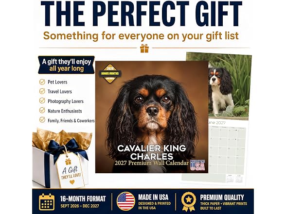 Cavalier Calendar 2026 2027, 16-Month Cavalie