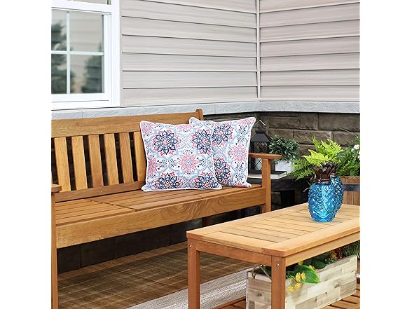 Sunnydaze Set of 2 Outdoor Throw Pillows