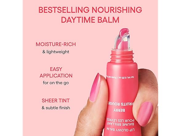 LANEIGE Lip Glowy Balm: Sheer Tinted Lip Berry