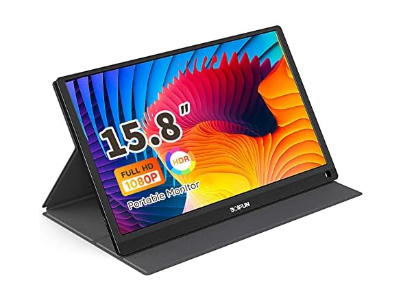 BOIFUN Portable Monitor - 15.6'' USB C HDMI