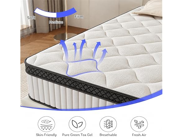 PHYAIR Gel Memory Foam Mattress