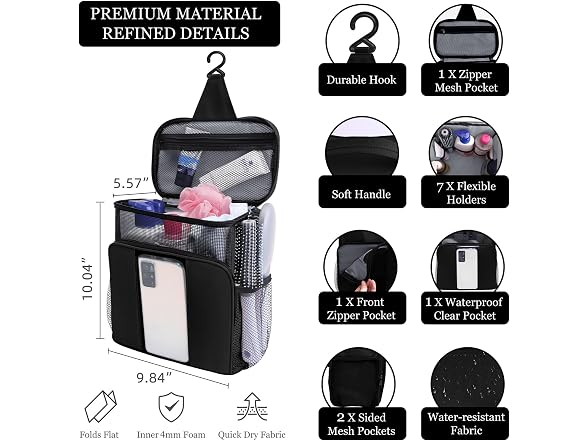 NOBLIGOAL Large Travel Toiletry Bag