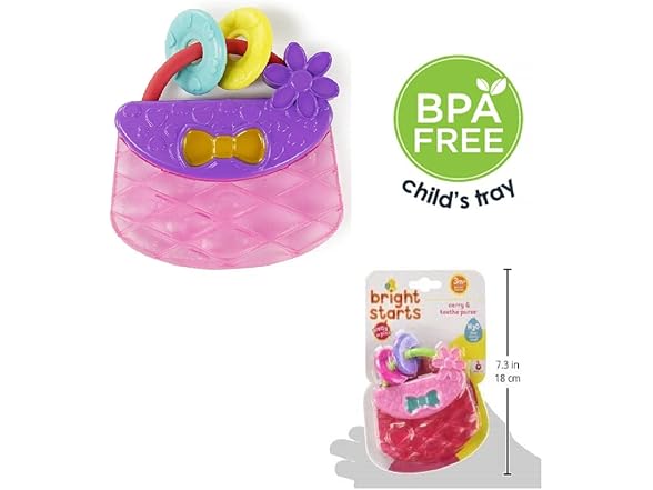 Bright Starts Carry & Teethe Purse