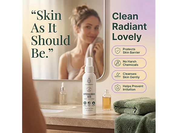 Jusspray Hypochlorous Acid Face and Skin Spray 4oz