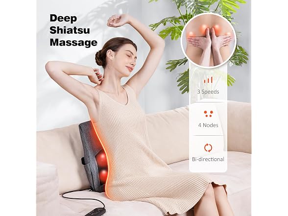 Boriwat Neck & Back Massager with Heat