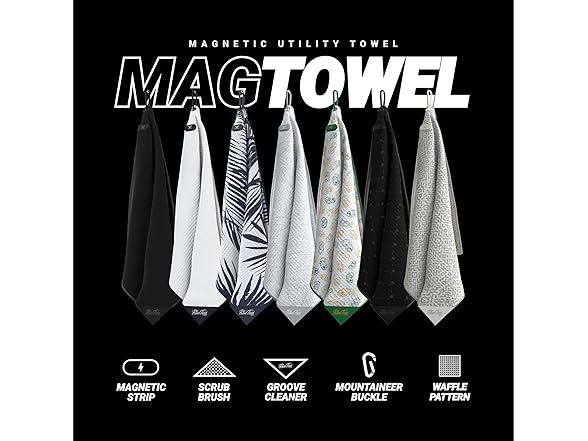 Blue Tees Golf Premium Magnetic Towel