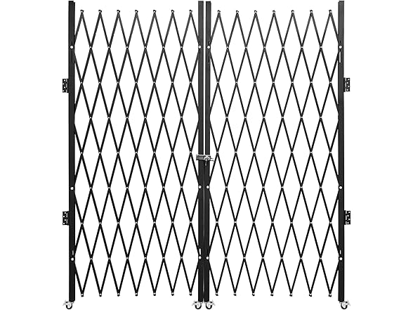 VEVOR Double Folding Security Gate, 6-1/2' H x 12' W