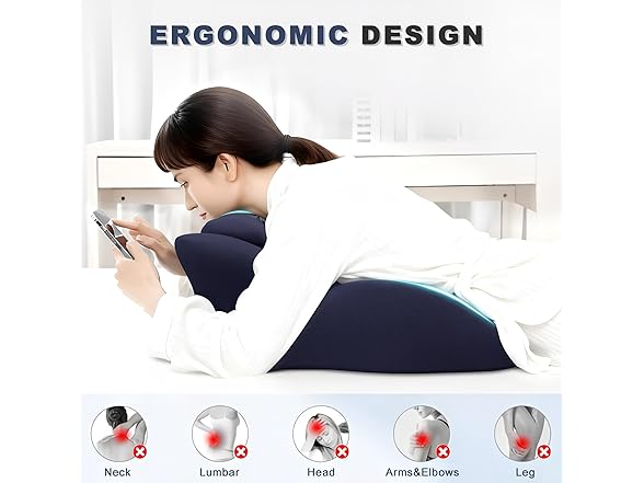 Memory Foam Ergonomic Wedge Pillow