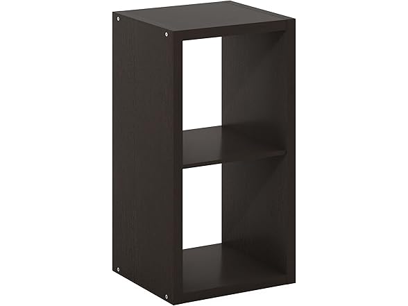 Furinno 2-Cube Bookshelf Black Oak