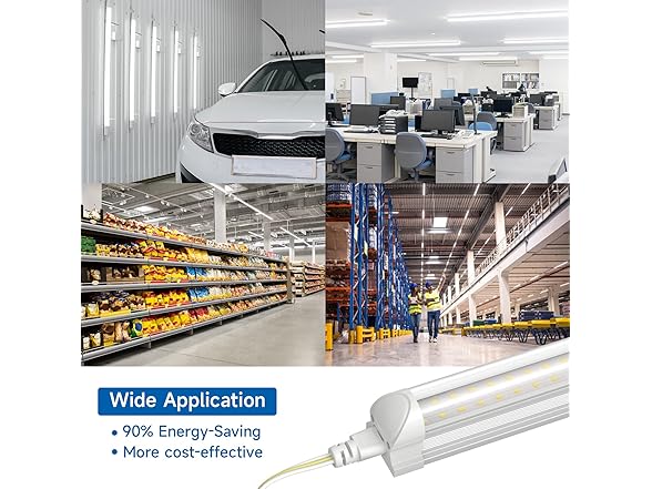 (40 Pack) SHINESTAR 4FT Led Shop Lights