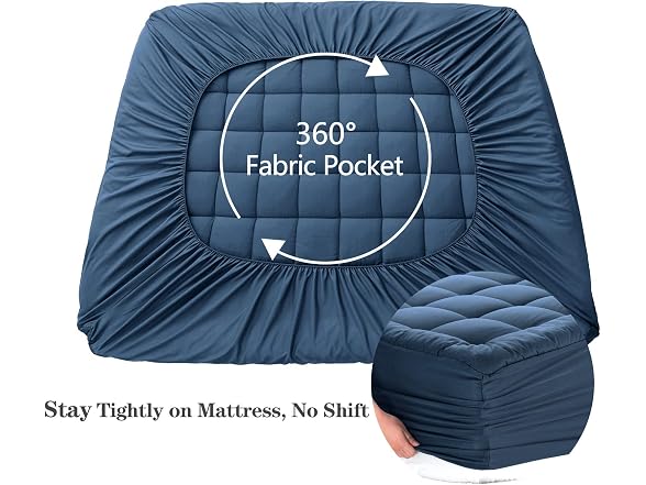 EASELAND Twin XL Mattress Pad Pillow Topper