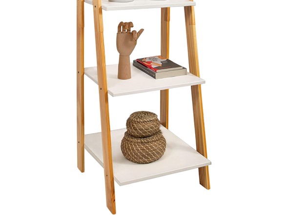 Jela Solid Wood Split 5 Shelf Ladder