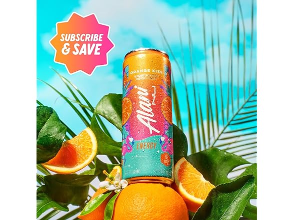 24PK Alani Nu ORANGE KISS, Sugar Free, Low Cal