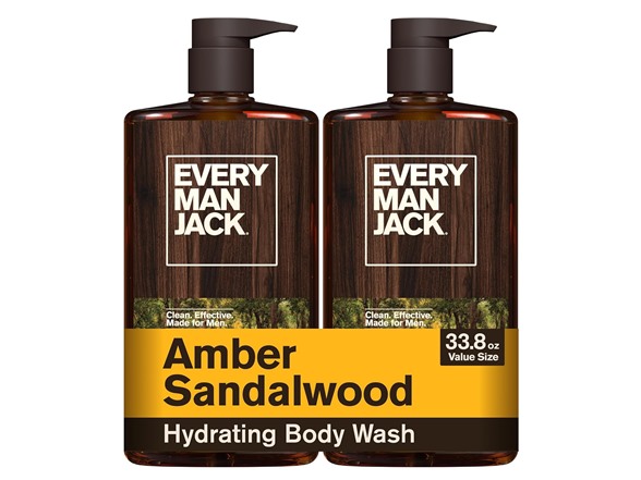 Every Man Jack Hydrating Amber Sandalwood Body