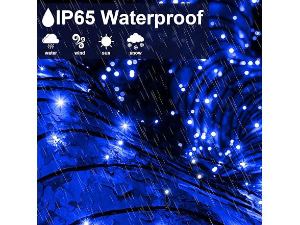 TURNMEON 66 Ft 200 LED Christmas String Lights Ch