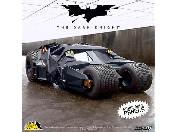 Super7 Super Cyborg Batman Batmobile Tumbler