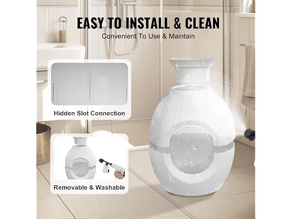 VEVOR Plant Cat Litter Box, Smart Odor