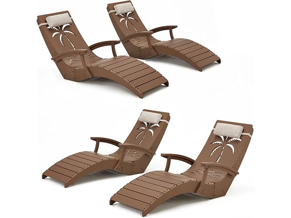 zzwhom in Pool Lounge Chairs Set of 4 with Armrests