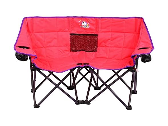 SUNNYFEEL Pink Kids Double Camping Chair