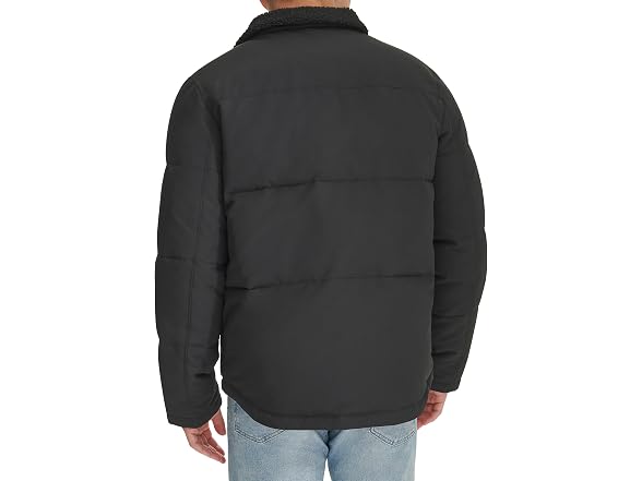 Levi's Men Woodsman Sherpa Collar Puffer Jacket