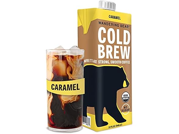 Wandering Bear Caramel Cold Brew, 32oz