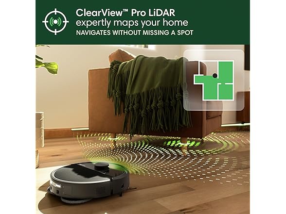iRobot Roomba Plus 505 Combo Robot Vacuum & Mop with AutoWash Dock - Extending Spinning Mop Pads, Self-Empties, Pad Wash & Heated Drying, Self-cleaning, Recognizes & Avoids Obstacles, LiDAR Navigation (Open Box)
