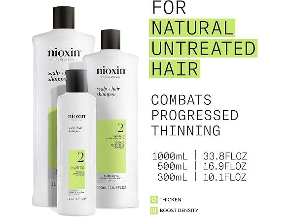 Nioxin System 2 Scalp + Hair Thickening Shampoo