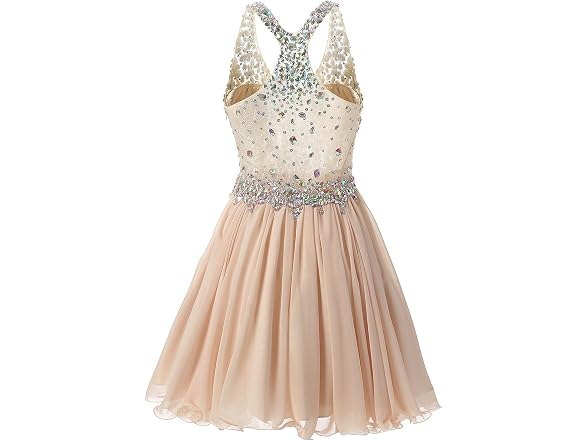 Fanciest Women (8) Beaded Chiffon Homecoming Dress