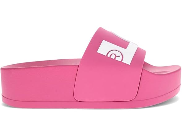 Levis Womens Split Logo Platform Slide