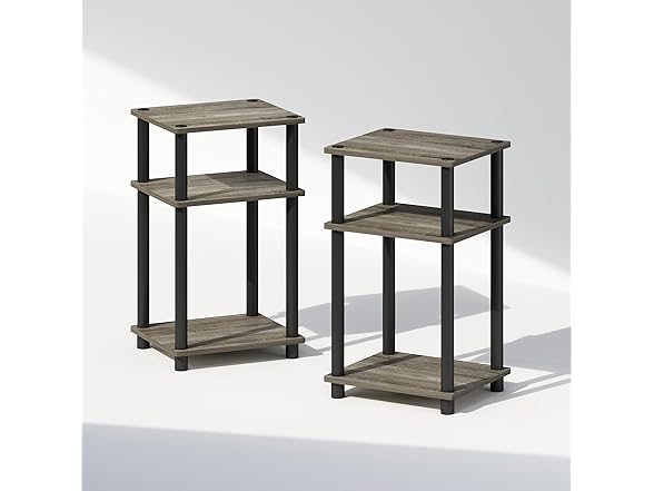 Furinno 3-Tier Nightstand 2-Pk