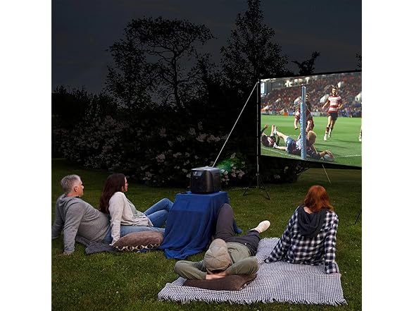 Wootfairy 120 inch Projector Screen with Stand