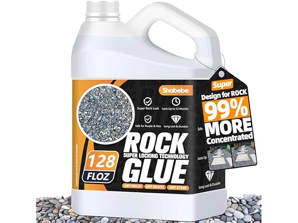 Shabebe 99% Stronger Bond Rock Glue 1 Gallon