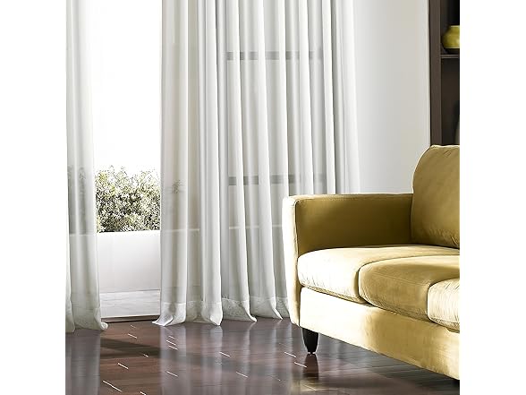Curtainworks 59x144" Sheer Grommet Panel