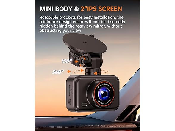 E-YEEGER 2.5K HDR Dual Dash Cam