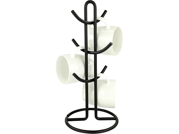 Spectrum Euro Modern Mug Stand Black
