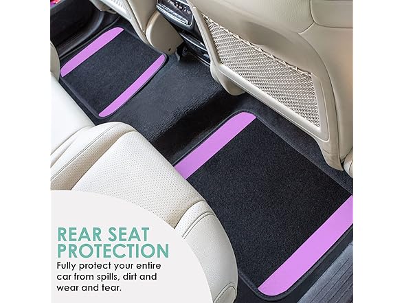 FH Group Automotive Floor Mats – Purple