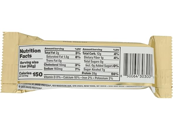 David Protein Bar