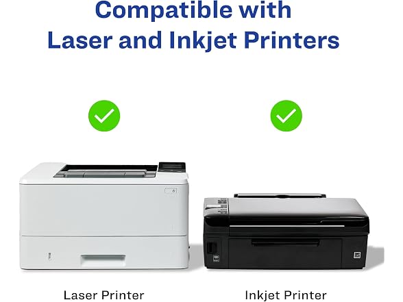 Avery Glossy Clear Address Labels, Laser/Inkjet, 1" x 2-5/8"