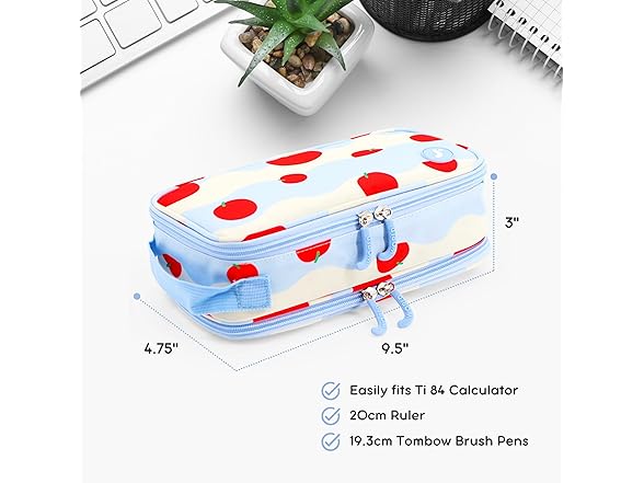 J World New York Doodle Large Capacity Pencil Case
