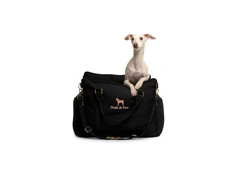 Noah & Paw Small Canvas Dog Car Seat Carrier