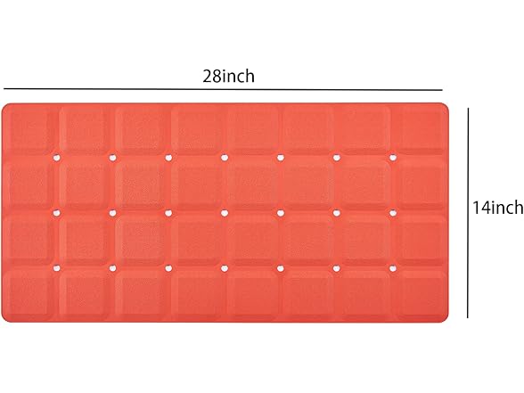 Webos Foldable Non Slip Silicon Bath Mat